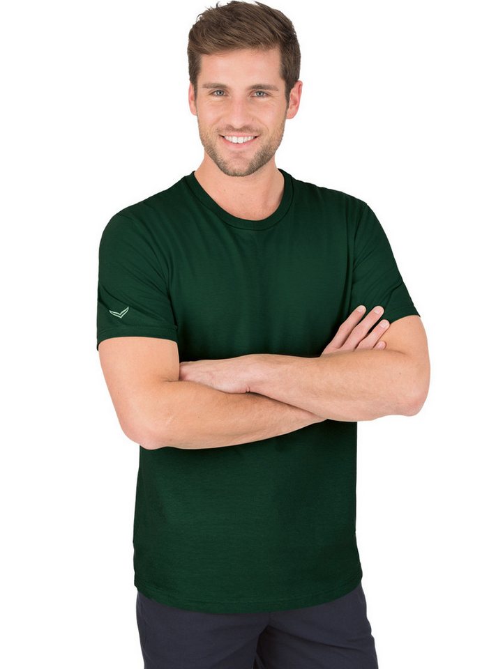 Trigema T-Shirt TRIGEMA T-Shirt aus 100% Biobaumwolle (1-tlg) Trigema T-Shirt TRIGEMA T-Shirt aus 100% Biobaumwolle (1-tlg) von Trigema