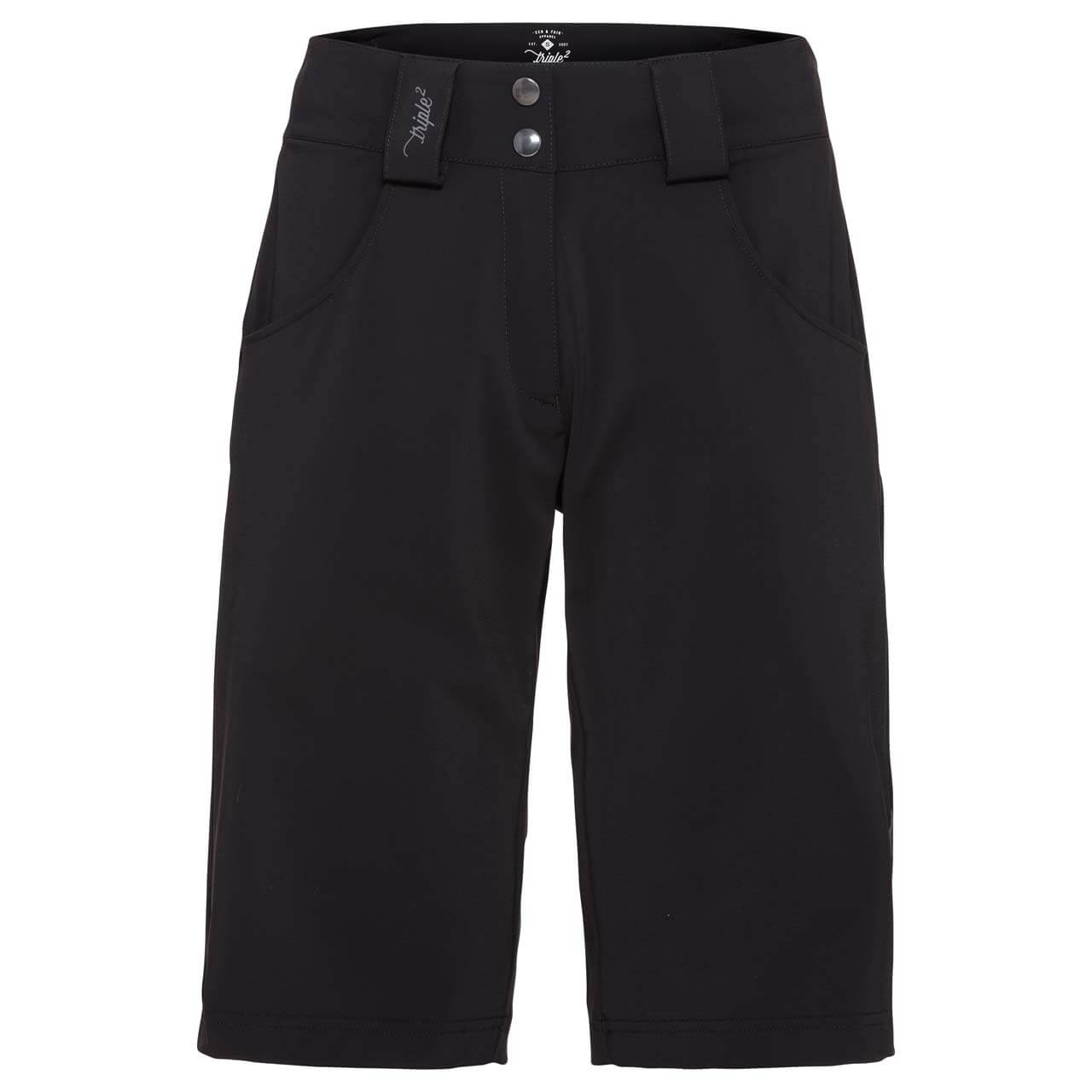 Triple2 Bargup Bike-Short Women - Anthracite, L von Triple2}