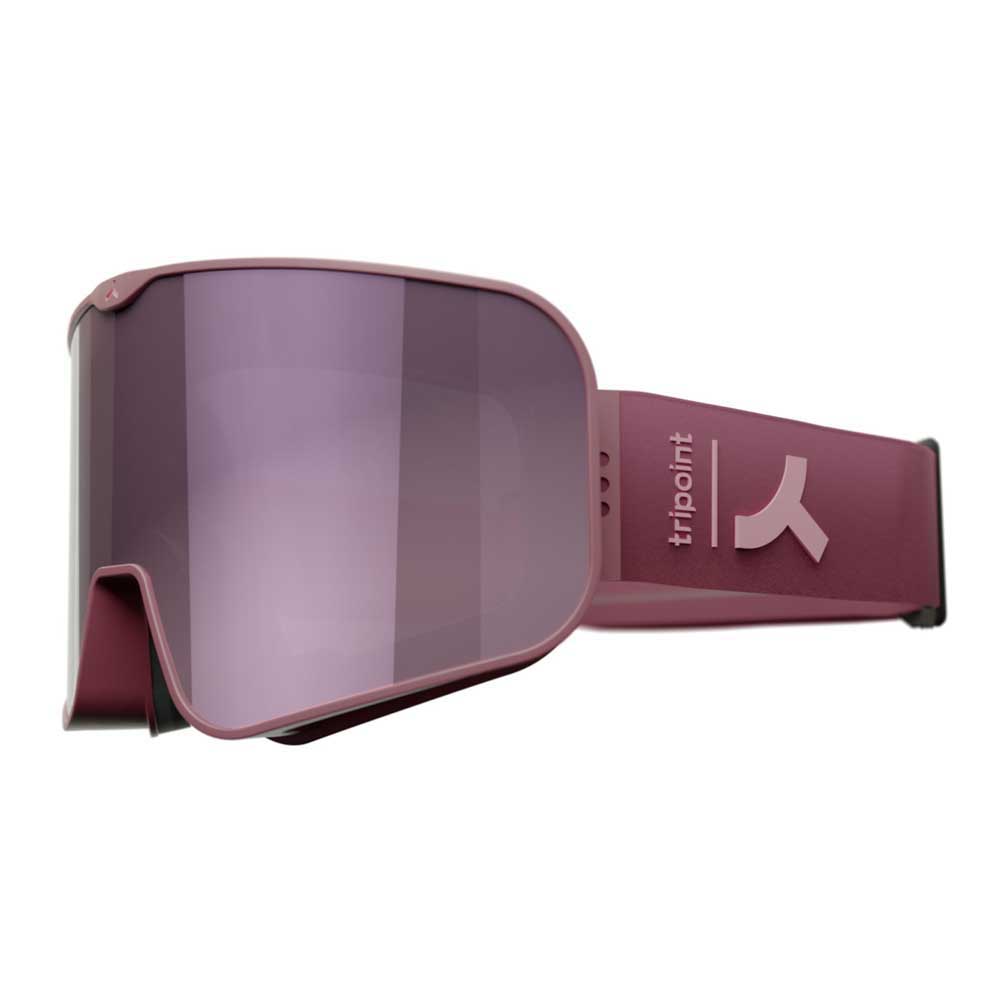 Tripoint 110 Tumba Peak Small Ski Goggles Rosa Brown w pink multi/CAT3 Tripoint 110 Tumba Peak Small Ski Goggles Rosa Brown w pink multi/CAT3 von Tripoint