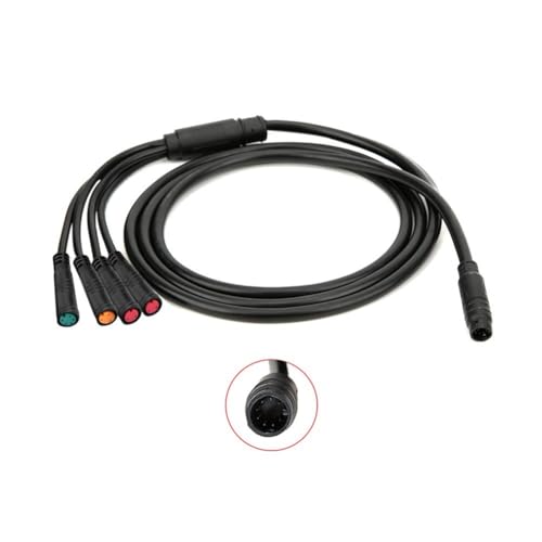 Trisoye Wasserdichtes 8-Poliges Hauptkabel für das Armaturenbrett des E-Bike-Controllers. Verbindungskabel 2-Polig + 3-Polig + 5-Polig für Einige KT-Controller Trisoye Wasserdichtes 8-Poliges Hauptkabel für das Armaturenbrett des E-Bike-Controllers. Verbindungskabel 2-Polig + 3-Polig + 5-Polig für Einige KT-Controller von Trisoye