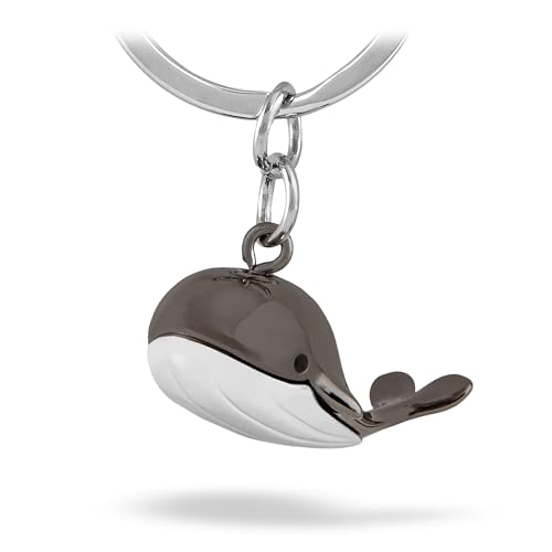 TROIKA JACK POTT – KR18-17/GM – Schlüsselanhänger – Wal, Pottwal, Meer, Meeressäuger – Metallguss – glänzend – verchromt – gunmetal grau, silber – TROIKA-Original TROIKA JACK POTT – KR18-17/GM – Schlüsselanhänger – Wal, Pottwal, Meer, Meeressäuger – Metallguss – glänzend – verchromt – gunmetal grau, silber – TROIKA-Original von TROIKA