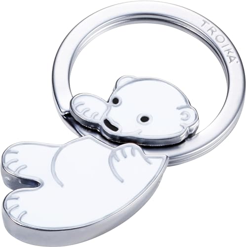 TROIKA POLAR BABY SCHLÜSSELANHÄNGER - KR8-03/WH - Schlüsselanhänger Eisbär-Baby - Metallguss - glänzend - verchromt - weiß - das Original von TROIKA TROIKA POLAR BABY SCHLÜSSELANHÄNGER - KR8-03/WH - Schlüsselanhänger Eisbär-Baby - Metallguss - glänzend - verchromt - weiß - das Original von TROIKA von TROIKA