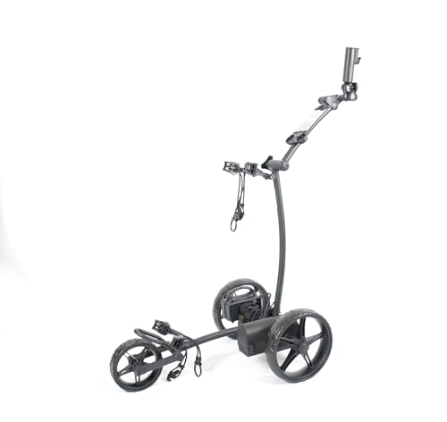 Trolem - eLITE BRAKE Elektro Golf Trolley - Golftrolley Elektrisch - 3-Rad-Golfwagen Klappbar - Mit Elektromotor, Bremse & Lithium Akku - 27 Loch - Dünn und Leicht - Golf Cart für Golftasche-Transport Trolem - eLITE BRAKE Elektro Golf Trolley - Golftrolley Elektrisch - 3-Rad-Golfwagen Klappbar - Mit Elektromotor, Bremse & Lithium Akku - 27 Loch - Dünn und Leicht - Golf Cart für Golftasche-Transport von Trolem