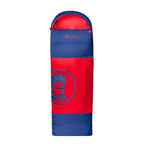 Kinder Schlafsack Midnight Sun Dreamer, Hellrot/Blau, Größe 150-185 x 65 cm Kinder Schlafsack Midnight Sun Dreamer, Hellrot/Blau, Größe 150-185 x 65 cm von Trollkids