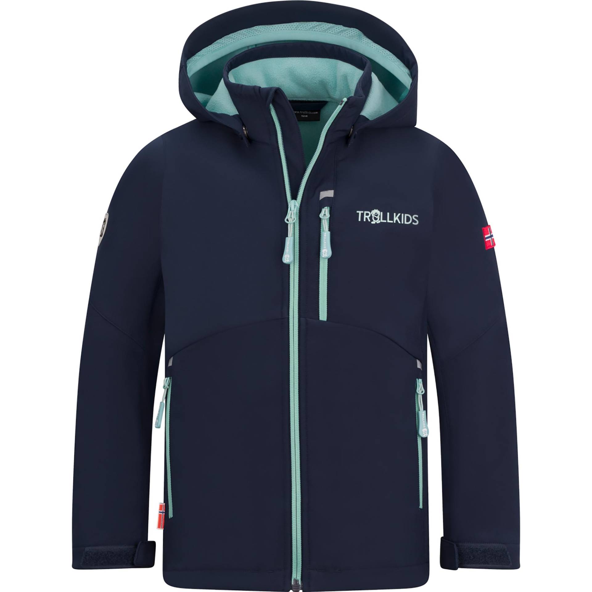 Trollkids, Unisex, Jacke, Balestrand (140), Blau, 140 von Trollkids