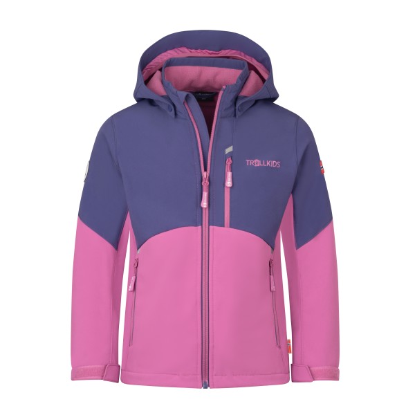 Trollkids - Girl's Balestrand Jacket - Softshelljacke Gr 110 rosa von Trollkids