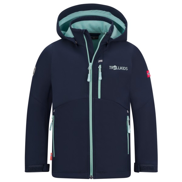 Trollkids - Girl's Balestrand Jacket - Softshelljacke Gr 98 blau von Trollkids