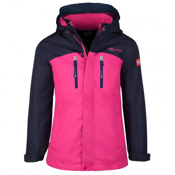 Trollkids - Girl's Bryggen 3in1 Jacket - Doppeljacke Gr 164 rosa/blau Trollkids - Girl's Bryggen 3in1 Jacket - Doppeljacke Gr 164 rosa/blau von Trollkids