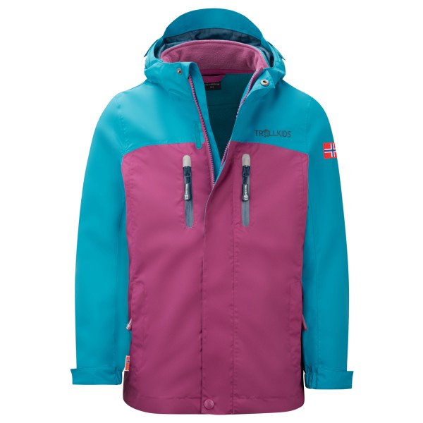 Trollkids - Girl's Bryggen 3in1 Jacket - Doppeljacke Gr 176 lila Trollkids - Girl's Bryggen 3in1 Jacket - Doppeljacke Gr 176 lila von Trollkids