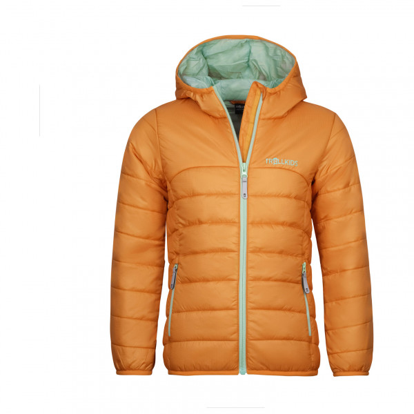Trollkids - Girl's Eikefjord Jacket - Kunstfaserjacke Gr 140 orange von Trollkids