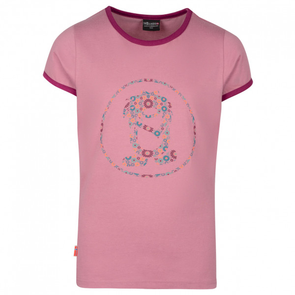 Trollkids - Girl's Flower Troll T - T-Shirt Gr 110 rosa von Trollkids