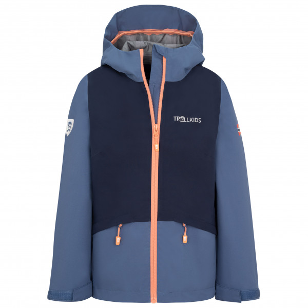 Trollkids - Girl's Gjende Jacket - Regenjacke Gr 164 blau von Trollkids