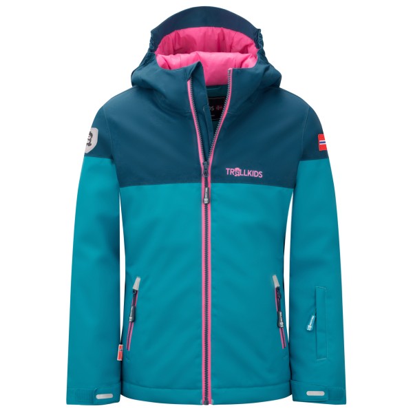 Trollkids - Girl's Hallingdal Jacket - Winterjacke Gr 176 türkis von Trollkids