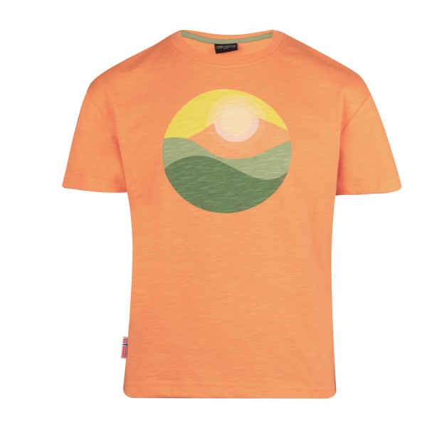 Trollkids - Girl's Halsafjord T-Shirt - T-Shirt Gr 116 orange von Trollkids