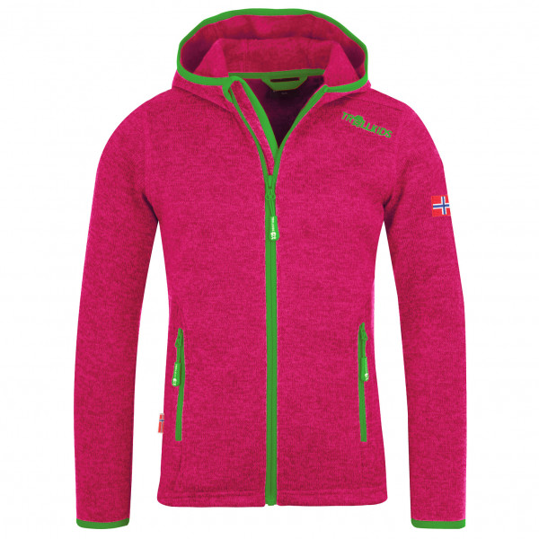 Trollkids - Girl's Jondalen Jacket XT - Fleecejacke Gr 176 rosa von Trollkids