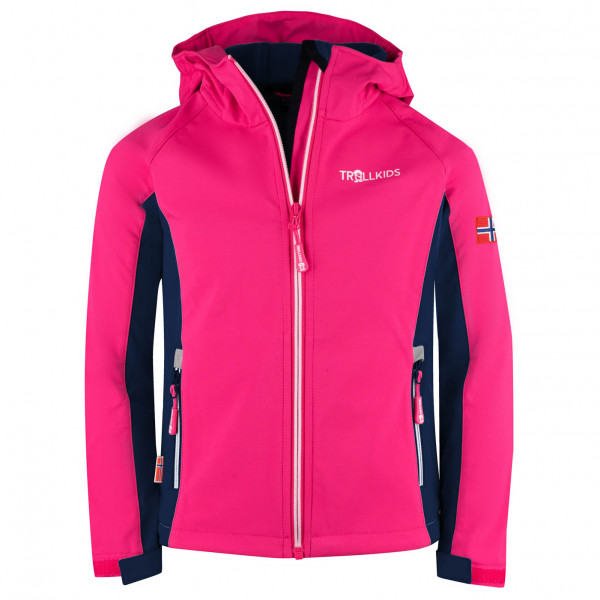 Trollkids - Girl's Kristiansand Jacket - Softshelljacke Gr 164 rosa von Trollkids