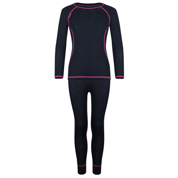 Trollkids - Girl's Merino Baselayer Set - Merinounterwäsche Gr 140 blau von Trollkids