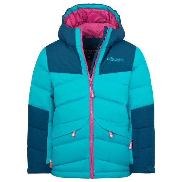 Trollkids - Girl's Narvik Jacket Pro - Kunstfaserjacke Gr 104 türkis von Trollkids