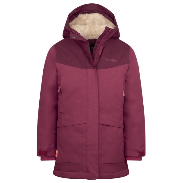 Trollkids - Girl's Oslo Coat Pro - Mantel Gr 92 lila/rot Trollkids - Girl's Oslo Coat Pro - Mantel Gr 92 lila/rot von Trollkids