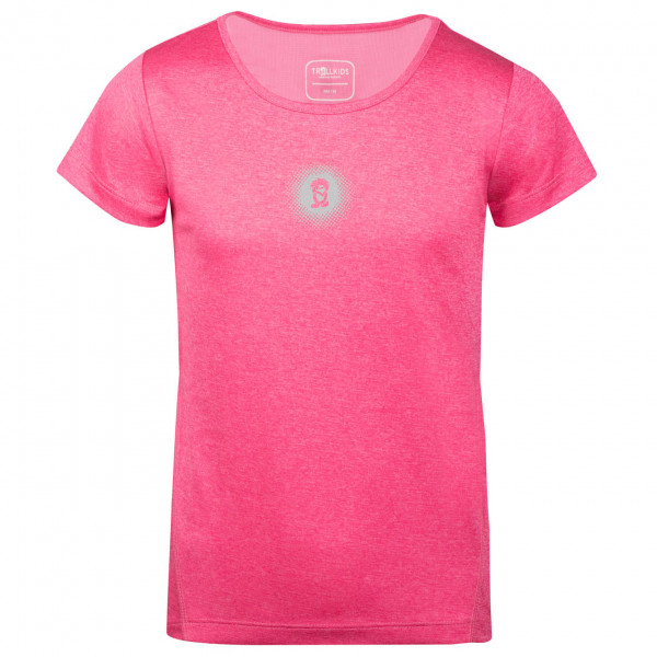 Trollkids - Girl's Preikestolen T - Funktionsshirt Gr 164 rosa von Trollkids