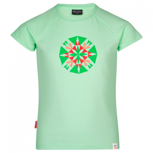 Trollkids - Girl's Senja T - T-Shirt Gr 104 grün von Trollkids