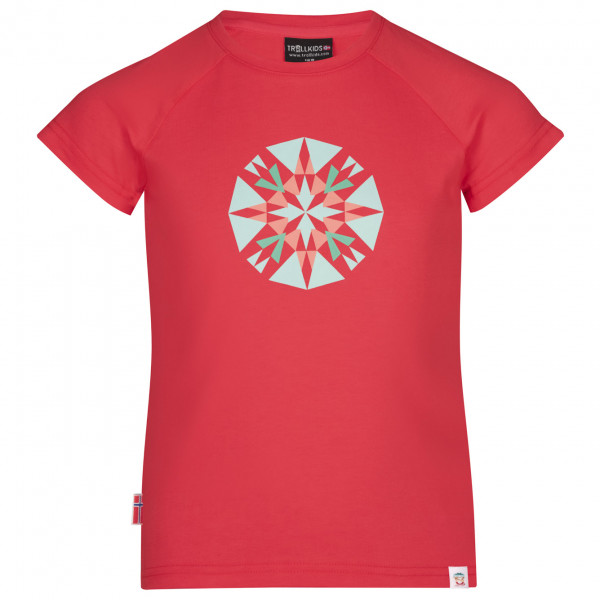 Trollkids - Girl's Senja T - T-Shirt Gr 152 rot von Trollkids