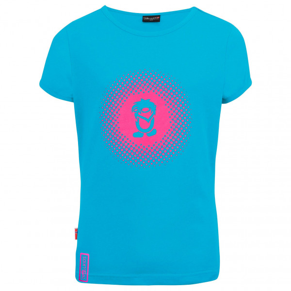 Trollkids - Girls Logo T - T-Shirt Gr 140 blau von Trollkids