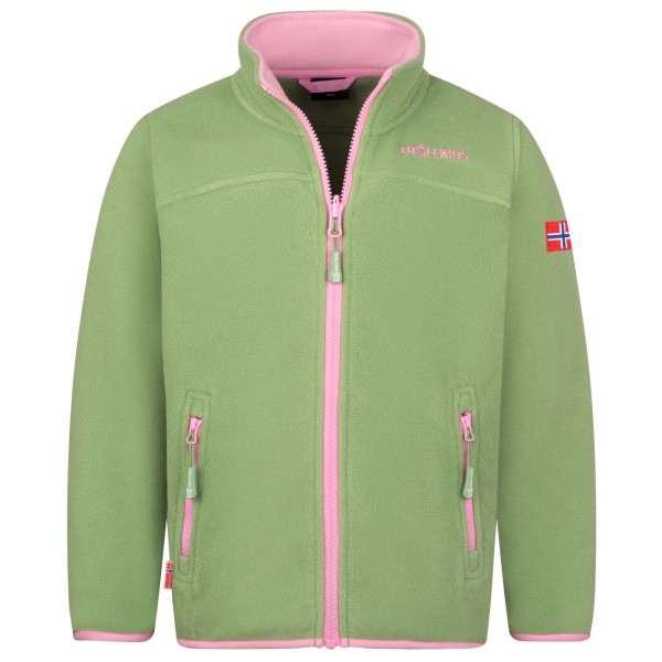 Trollkids - Girls Oppdal Jacket XT - Fleecejacke Gr 152 grün von Trollkids