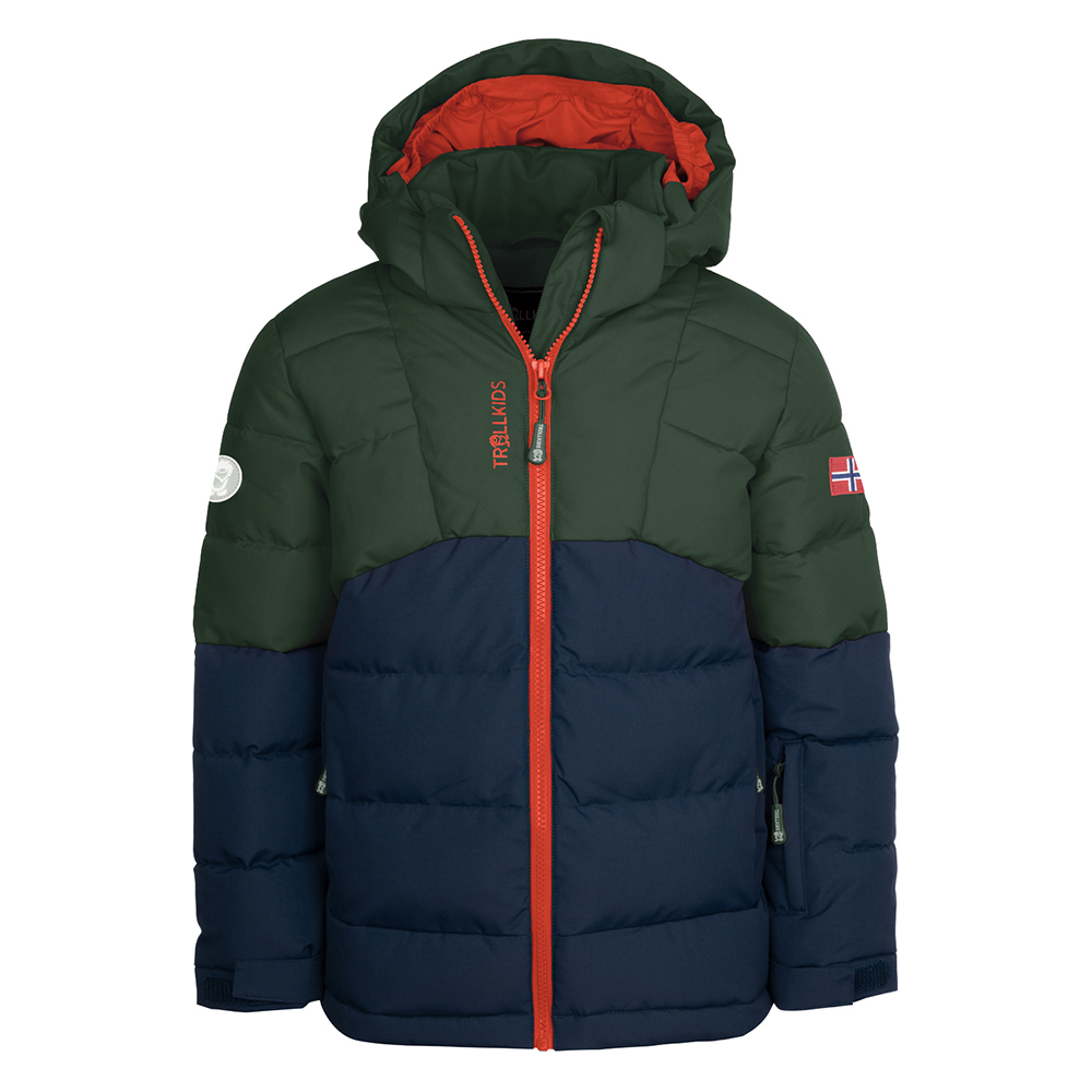 Trollkids Gryllefjord Jacket Grün,Blau 110 cm Junge von Trollkids