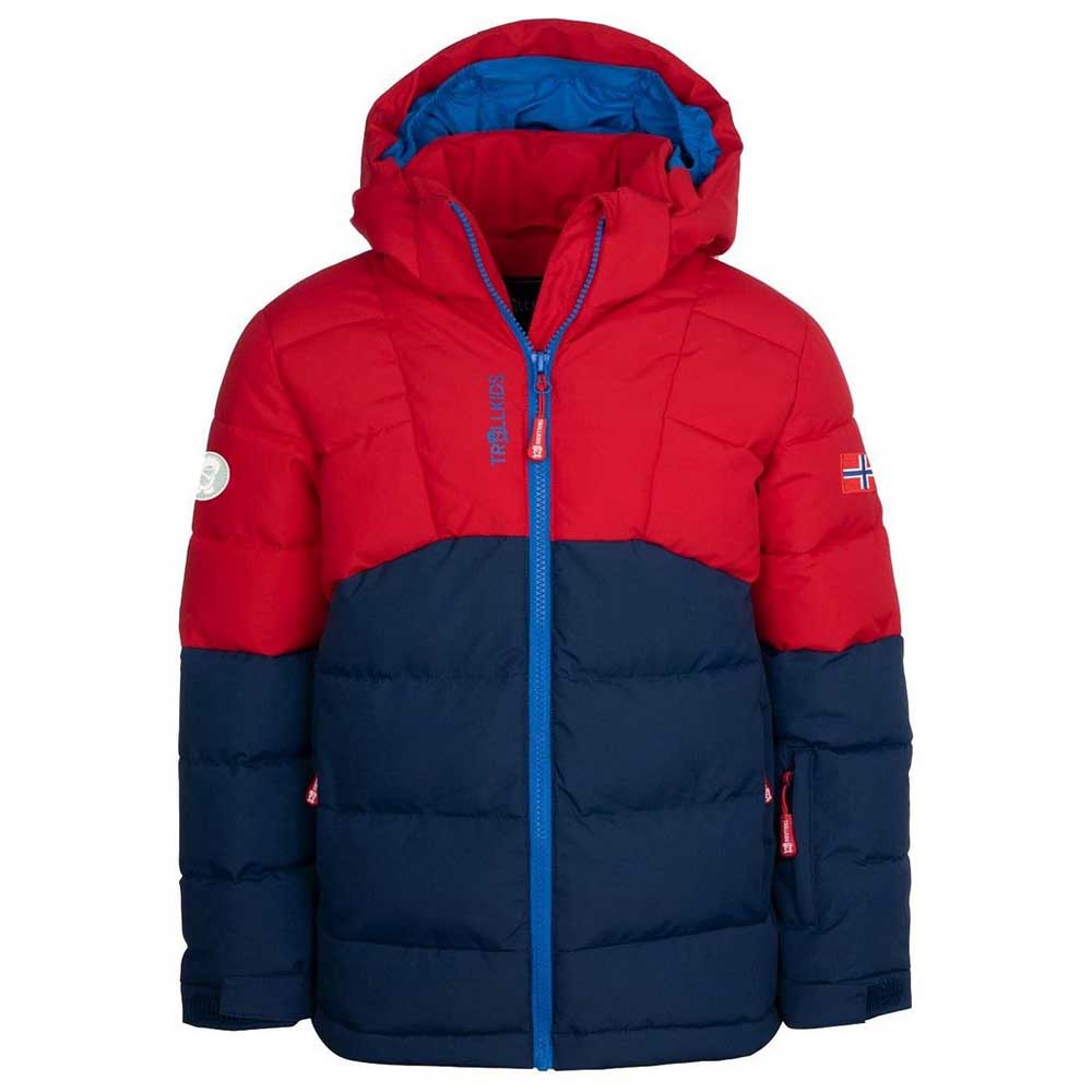 Trollkids Gryllefjord Jacket Rot,Blau 116 cm Junge von Trollkids