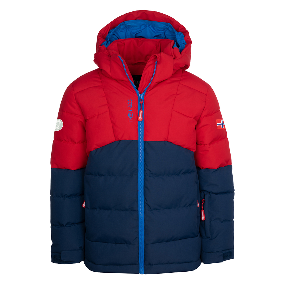 Trollkids Gryllefjord Jacket Rot,Blau 164 cm Junge von Trollkids