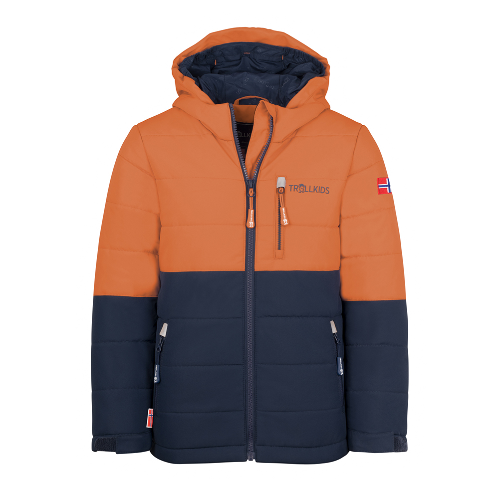 Trollkids Hemsedal Xt Jacket Orange 104 cm Junge von Trollkids