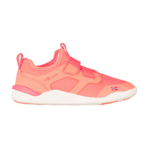 Trollkids - Kid's Bergen Hiker - Barfußschuhe Gr 37 mellow peach / watermelon Trollkids - Kid's Bergen Hiker - Barfußschuhe Gr 37 mellow peach / watermelon von Trollkids