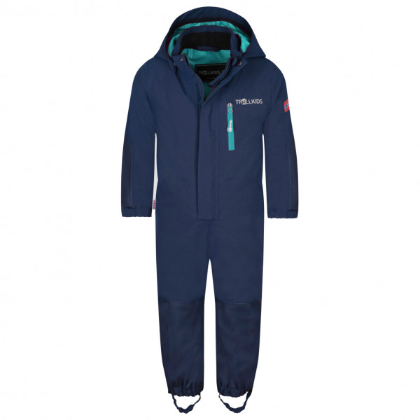 Trollkids - Kid's Bergen Overall - Overall Gr 104 blau von Trollkids