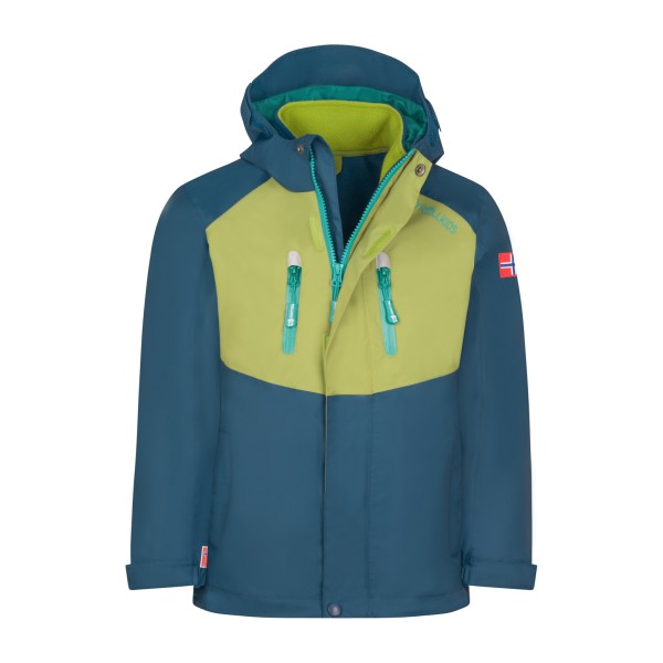 Trollkids - Kid's Bryggen 3in1 Jacket - Doppeljacke Gr 140 blau von Trollkids