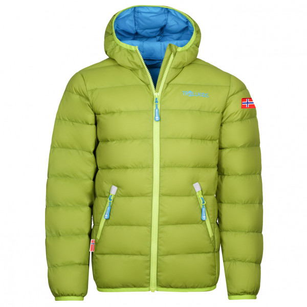 Trollkids - Kid's Dovrefjell Jacket - Daunenjacke Gr 176 oliv von Trollkids