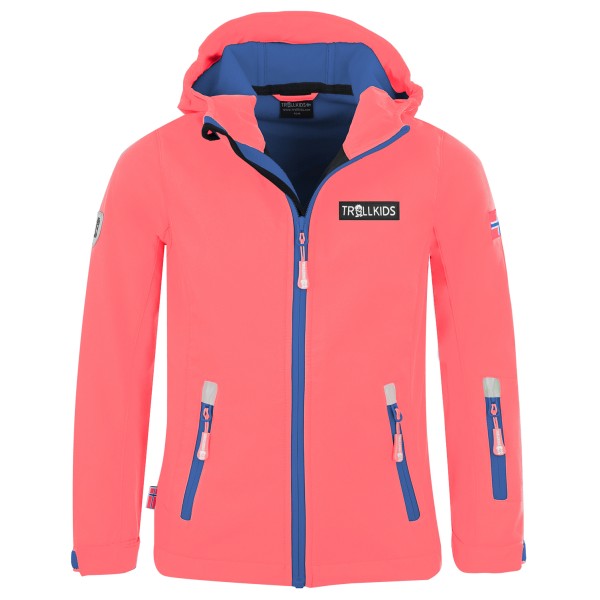 Trollkids - Kid's G Oslofjord Jacket - Softshelljacke Gr 176 rot von Trollkids