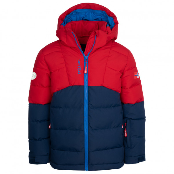 Trollkids - Kid's Gryllefjord Jacket - Winterjacke Gr 164 blau/rot von Trollkids