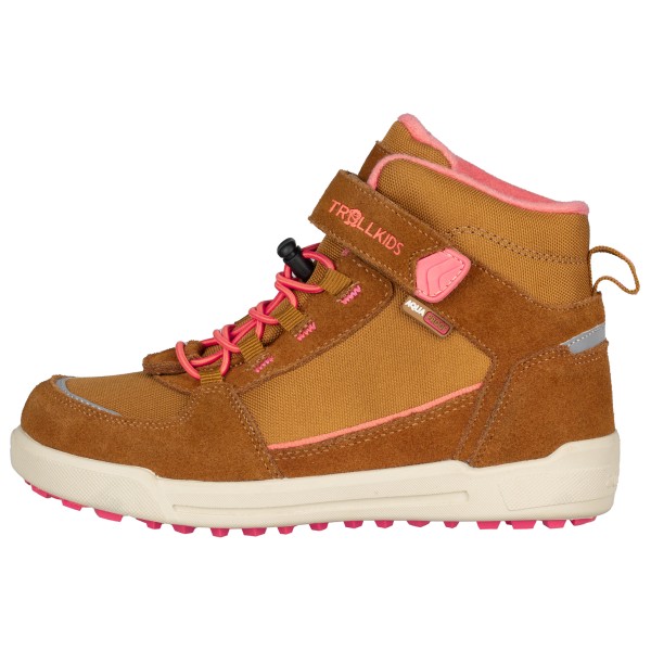 Trollkids - Kid's Gryllefjord Mid Cut - Freizeitschuhe Gr 31 caramel / salmon von Trollkids