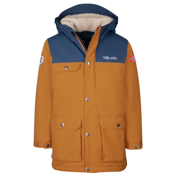 Trollkids - Kid's Gudvangen Jacket - Parka Gr 98 orange von Trollkids