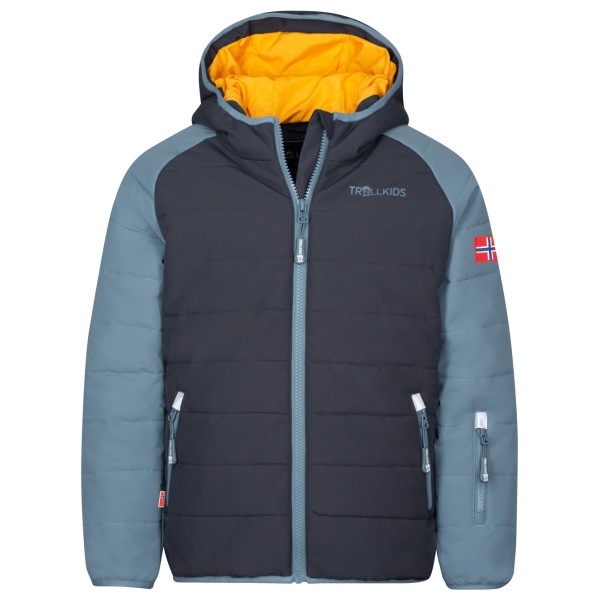 Trollkids - Kid's Hafjell Snow Jacket Pro - Skijacke Gr 116 grau/blau von Trollkids