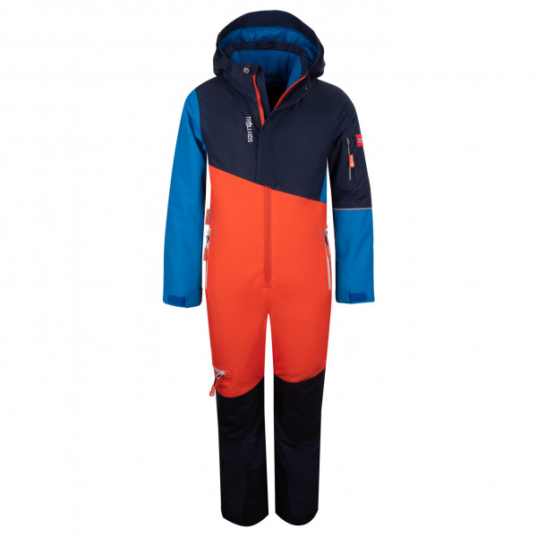 Trollkids - Kid's Hallingdal Snowsuit - Overall Gr 140 blau von Trollkids