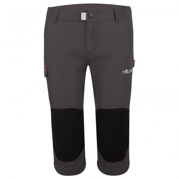 Trollkids - Kid's Hammerfest 3/4 Pants - Shorts Gr 134 grau von Trollkids