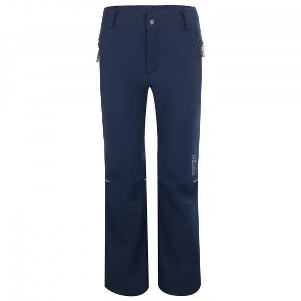 Trollkids - Kid's Hemsedal Softshell Pant - Softshellhose Gr 116 blau von Trollkids