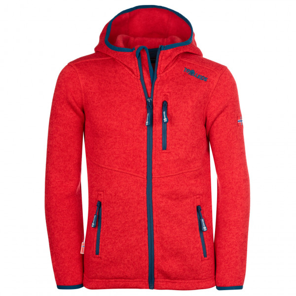 Trollkids - Kid's Jondalen Jacket XT - Fleecejacke Gr 104 rot von Trollkids