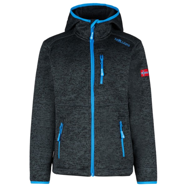 Trollkids - Kid's Jondalen Jacket XT - Fleecejacke Gr 116 schwarz/blau Trollkids - Kid's Jondalen Jacket XT - Fleecejacke Gr 116 schwarz/blau von Trollkids