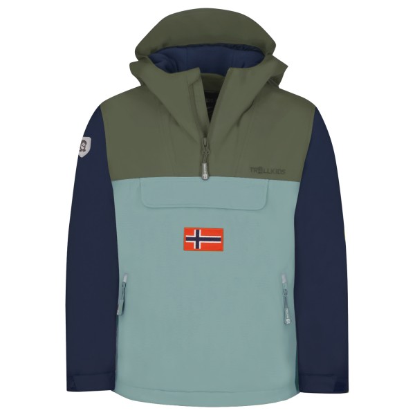 Trollkids - Kid's Kirkenes Anorak - Freizeitjacke Gr 98 türkis Trollkids - Kid's Kirkenes Anorak - Freizeitjacke Gr 98 türkis von Trollkids