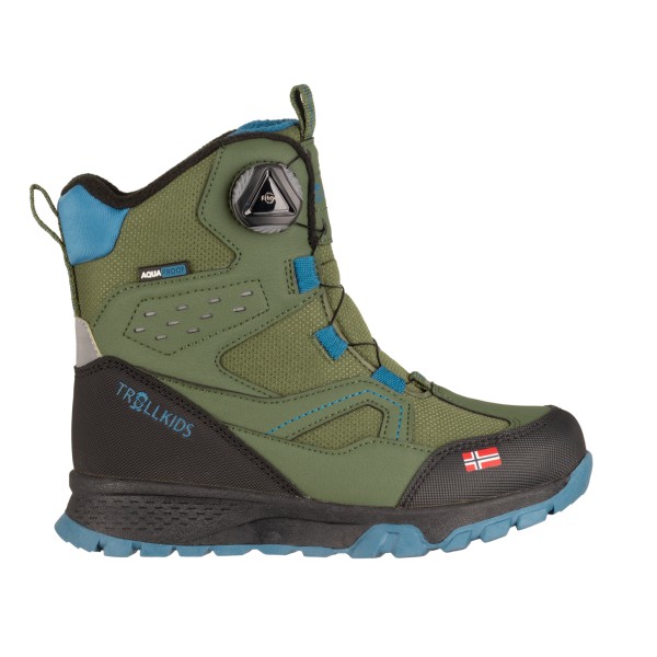 Trollkids - Kid's Kirkenes Winter Boots - Winterschuhe Gr 31 oliv von Trollkids