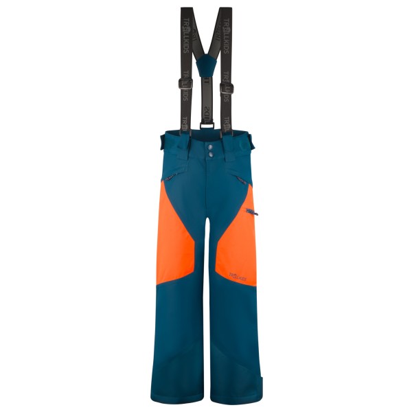 Trollkids - Kid's Kongsberg Ski Pant - Skihose Gr 104;110;116;128;140;152;164;176 blau;schwarz;türkis von Trollkids