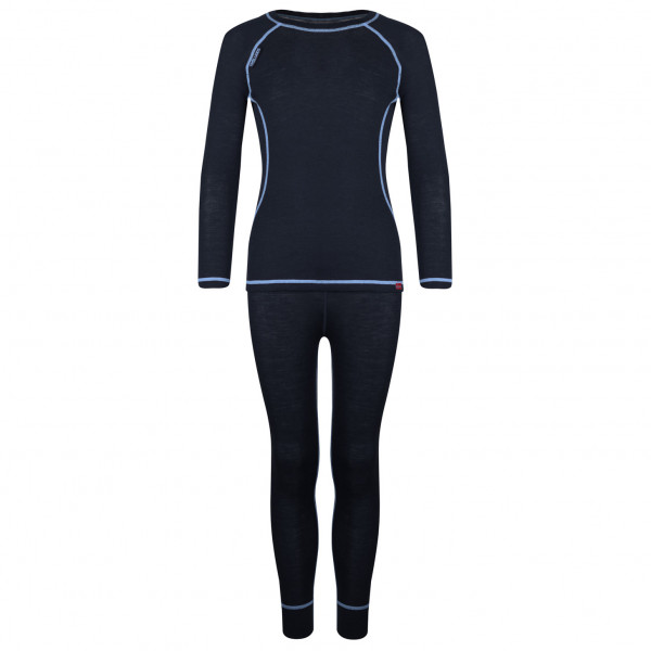 Trollkids - Kid's Merino Baselayer Set - Merinounterwäsche Gr 110 blau von Trollkids